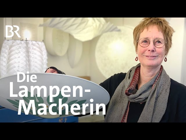 Kunsthandwerk in Wolfratshausen: Papierlampen von Anna Hössle | Handwerkskunst | BR