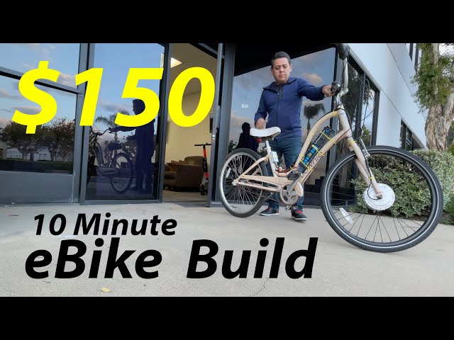 $150 eBike Build,  Beginner friendly
