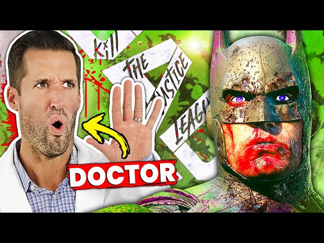ER Doctor REACTS to Suicide Squad: Kill the Justice League Death Animations
