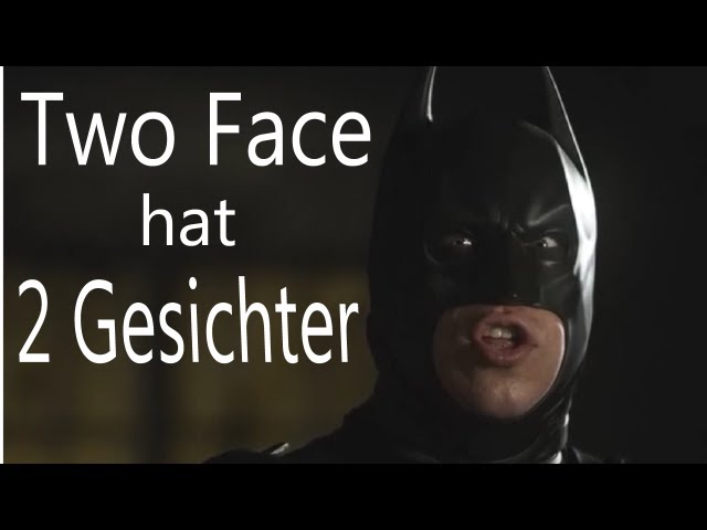BATMAN IST BEHINDERT - Batman Meets Two-Face (German/Deutsch)