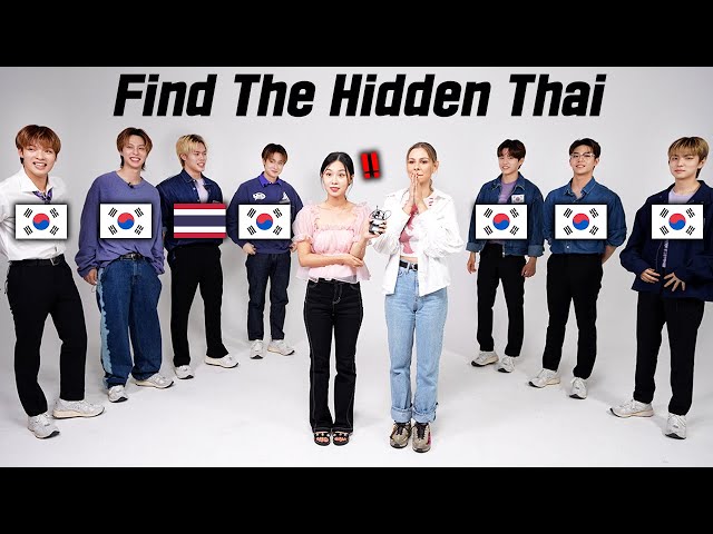 Can Asian and Western Girls Find Hidden Thai Among Korean Men? (Thailand, Poland, Kpop Idol Ghost9)