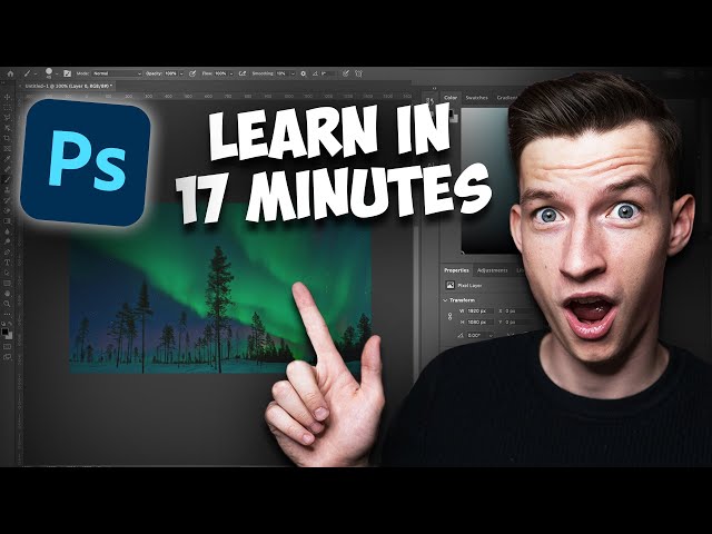 Photoshop Tutorial for Beginners 2024 | Everything You NEED to KNOW!