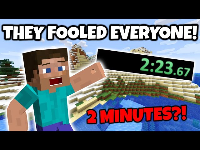 The Most Controversial Speedrun in Minecraft History