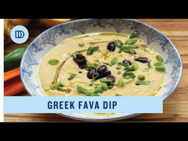 Greek Fava Dip: Split Pea Dip (Vegan)