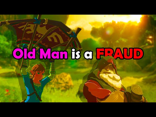 Can You get the Paraglider Without the Old Man in Zelda Breath of the Wild