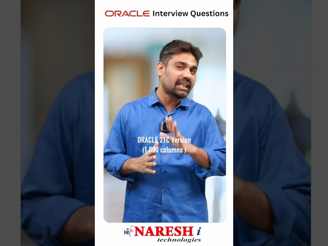 Crack the Oracle Interview with NareshIT's Top Question #nareshit