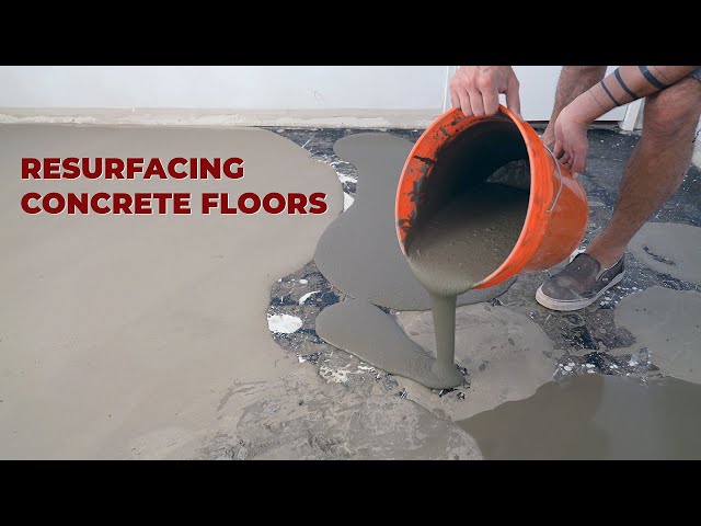 Resurfacing Concrete Floors with a Self-Leveling Skim Coat