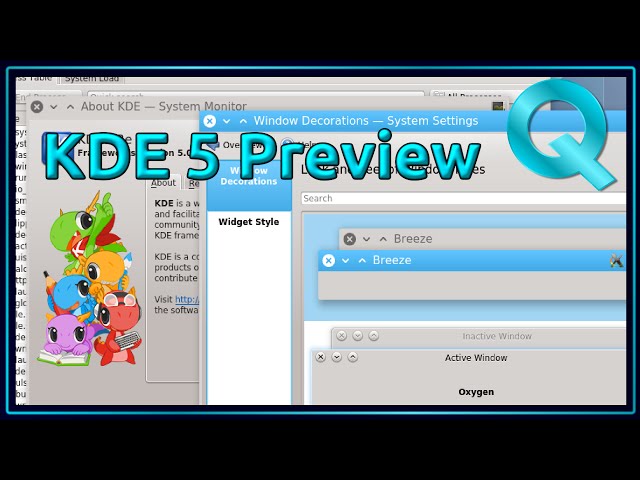 KDE Plasma 5 Preview