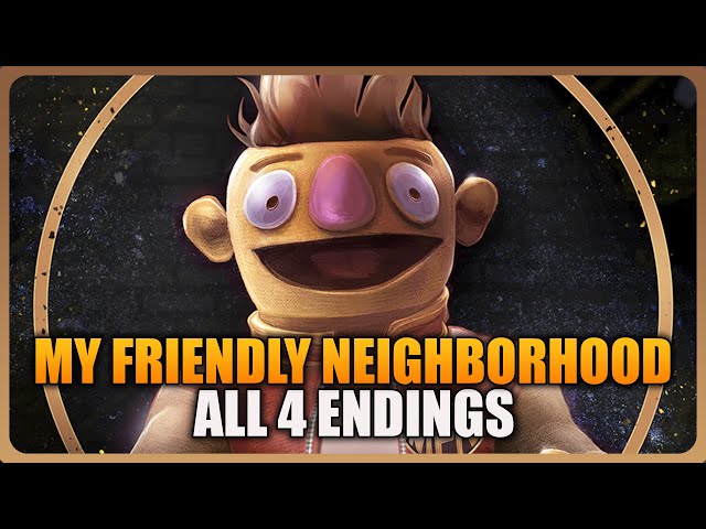 My Friendly Neighborhood - ALL 4 ENDINGS (True Ending & Secret Ending)