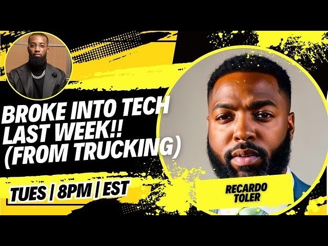 Broke Into Tech LAST WEEK! (From Trucking)