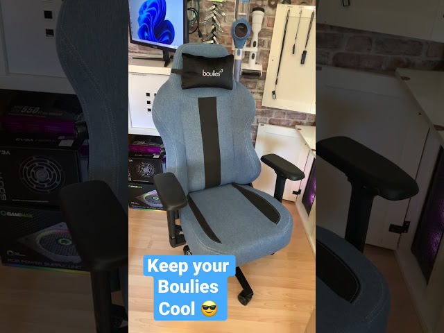 This Will Keep Your Boulies COOL 😎 Boulies Master Breathable Fabric Adjustable Chair