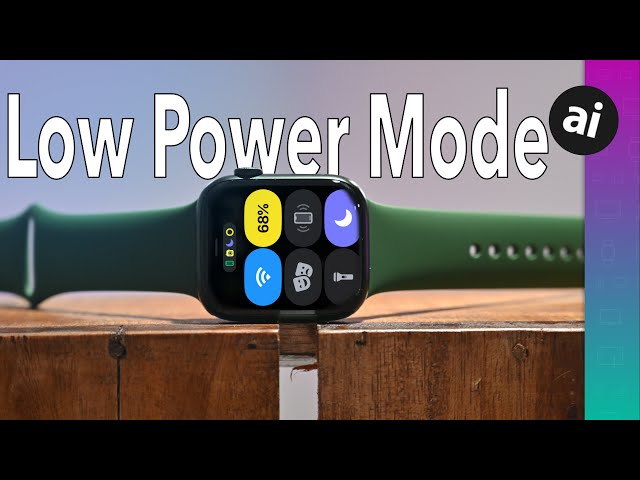 Get DAYS Of Battery Life on Apple Watch with Low Power Mode