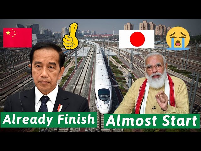 Japan is very angry! China Indonesia high speed railway is completed, why not India?