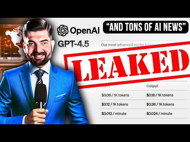 New Open AI Leak! (And Other AI News)