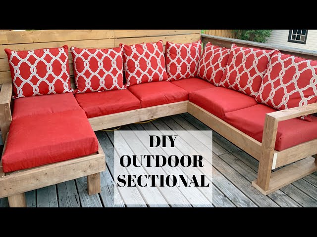 DIY Outdoor Sectional | Easy, MONEY SAVING Tutorial