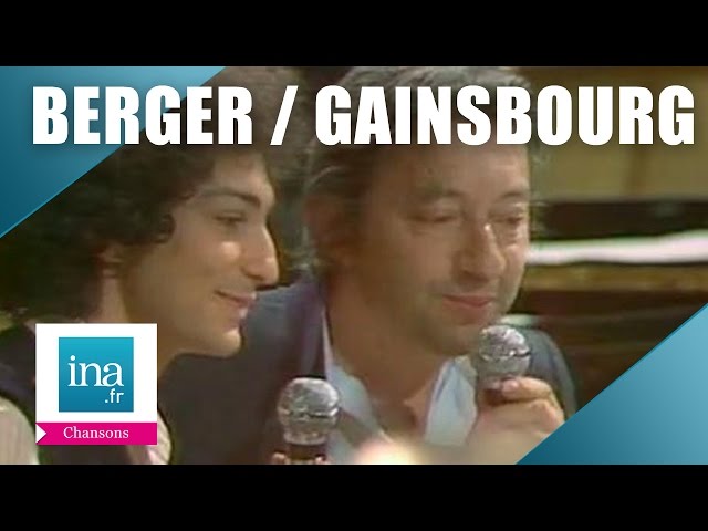 Michel Berger et Serge Gainsbourg "Duo  inédit autour d'un piano" | Archive INA