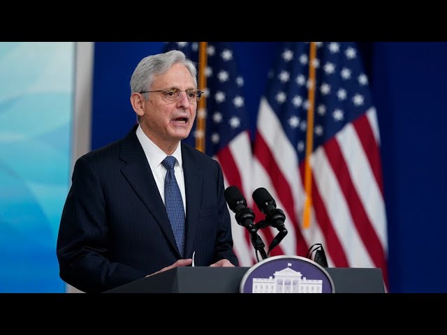 Watch as Merrick Garland speaks about Justice Department's Jan. 6 investigation