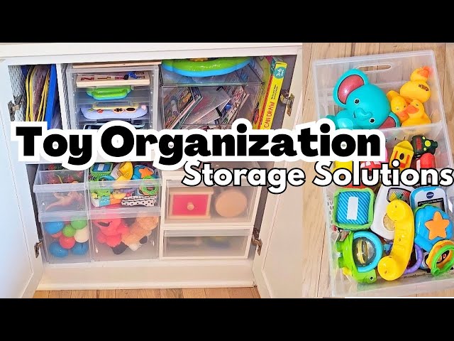 How to Organize Children's Toys! Organization & Storage Solutions (+ Tips for Maintaining!)