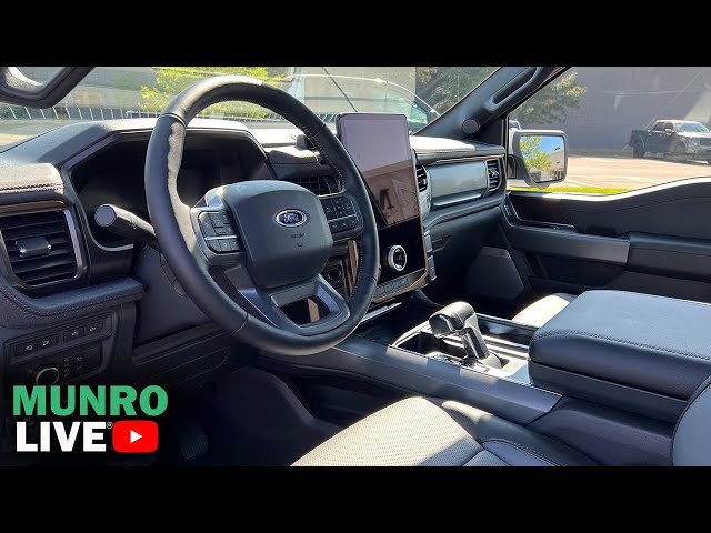 Familiar Comfort and Style | F-150 Lightning Interior Review