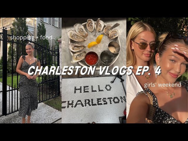 charleston vlogs ep. 4: cierra visits, shopping + more good food | maddie cidlik