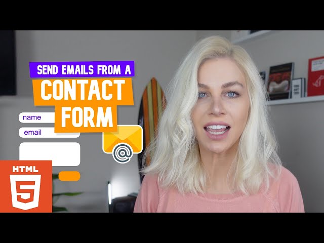 Send emails from a HTML Contact Form