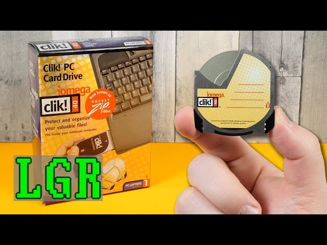 LGR Oddware - Iomega Clik! Tiny 40MB Disk Drive