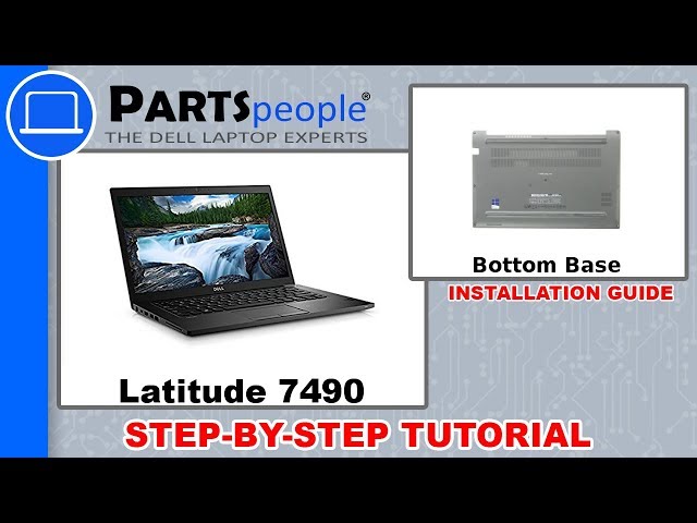 Dell Latitude 7490 (P73G002) Bottom Base How-To Video Tutorial