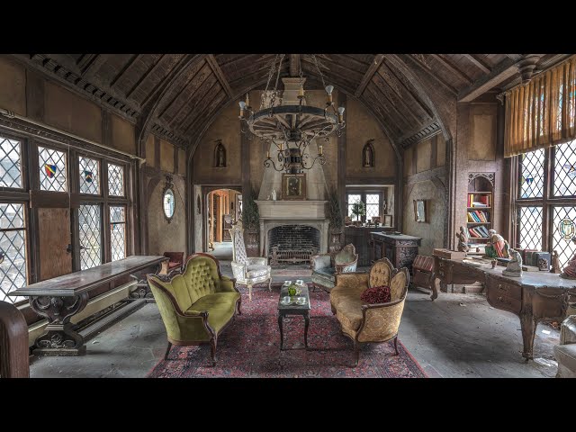 An Abandoned European Style Mansion Sitting in The Middle of Ohio