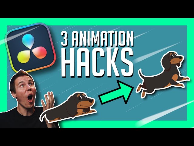3 Easy Tricks for Cartoon Animation in Resolve! - Blackmagic Fusion Tutorial (Wiener Cannon Tut)