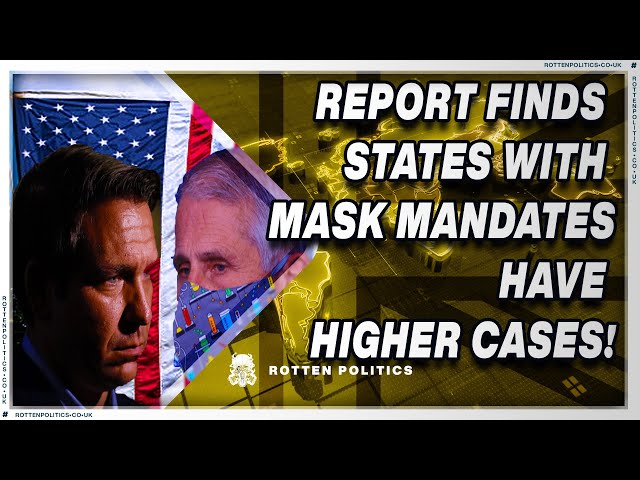 States in US with mask mandates have higher case numbers report finds
