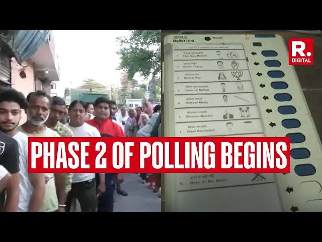 Phase 2 Of Lok Sabha Elections 2024 Begins | 13 States & UTs | 88 Seats | Over 1200 Candidates
