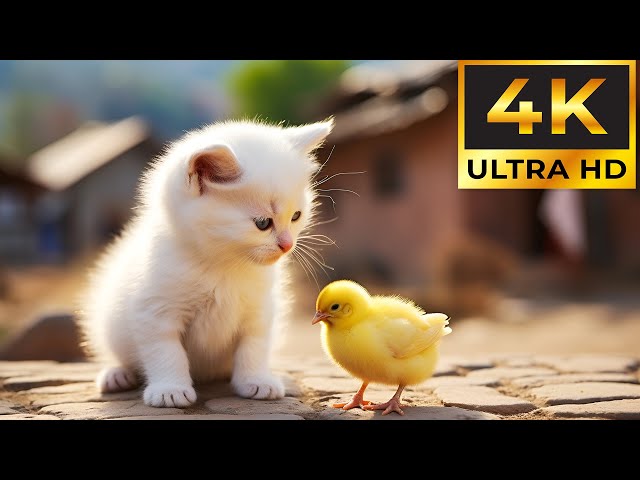 Baby Animals 4K - A Heartwarming Journey Into The World Of Baby Animals With Relaxing Music