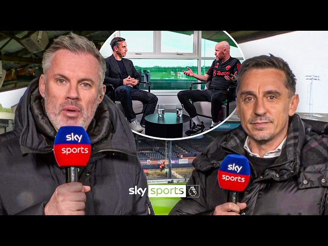 'He pushed back' 😤 | Gary Neville reacts to his interview with Erik ten Hag