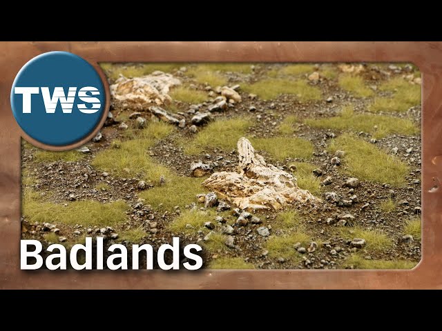 Tutorial: How to create a wasteland desert - Badlands (tabletop terrain, gaming boards, TWS)