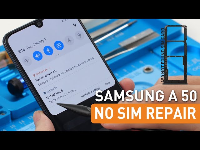 How To Fix No SIM found Error On Samsung A50 Motherboard Repair