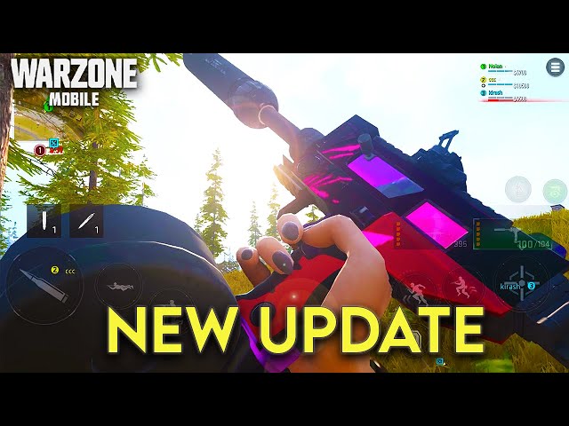 WARZONE MOBILE NEW UPDATE UN-CAPPED FPS GAMEPLAY