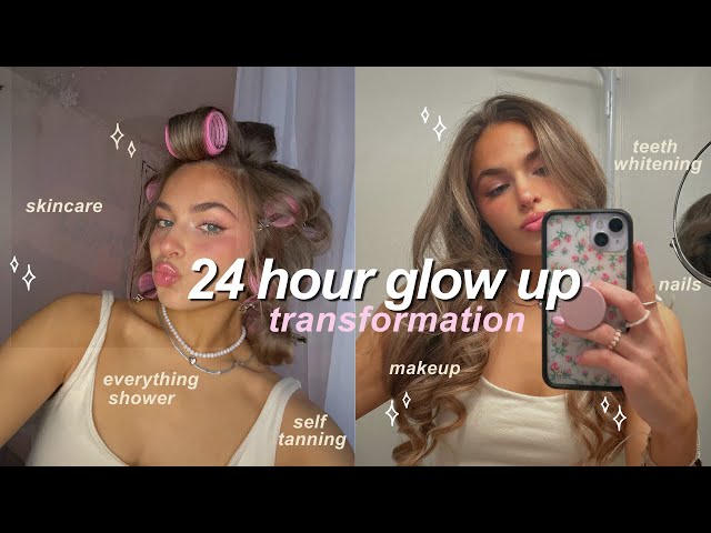 GLOW UP WITH ME 💅🏼🛁 24 hour self care transformation routine