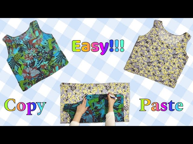 Copy your old dress and paste a new one. DIY Tutorial: Upcycling an Old top into a New Summer dress