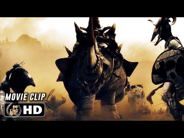Rhino Attack Scene | 300 (2006) Gerard Butler, Movie CLIP HD