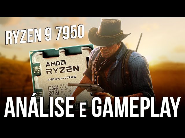 AMD Ryzen 9 7950X - o MAIS POTENTE ZEN4! Análise e gameplay
