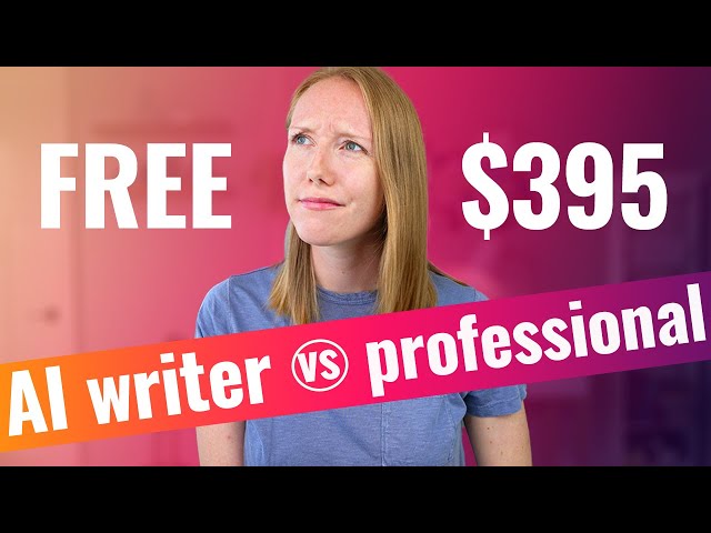 AI Writes Better than ME!? | Free AI Writer vs. $395 Pro Copywriter