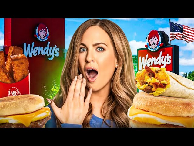Irish Girl Tries Wendy's American Breakfast For The First Time