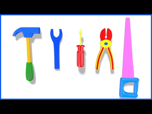 Hindi Tool Names | Hindi Tool Box Play Set & Game Play | Educational Video for Kids & Children