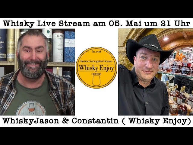 Barrel Proof Bourbon Whiskey Live Stream mit WhiskyJason & Whisky Enjoy am 5. Mai um 21 Uhr
