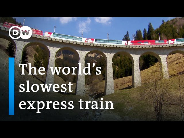 By train from St. Moritz to the Matterhorn - The Glacier Express | DW Documentary