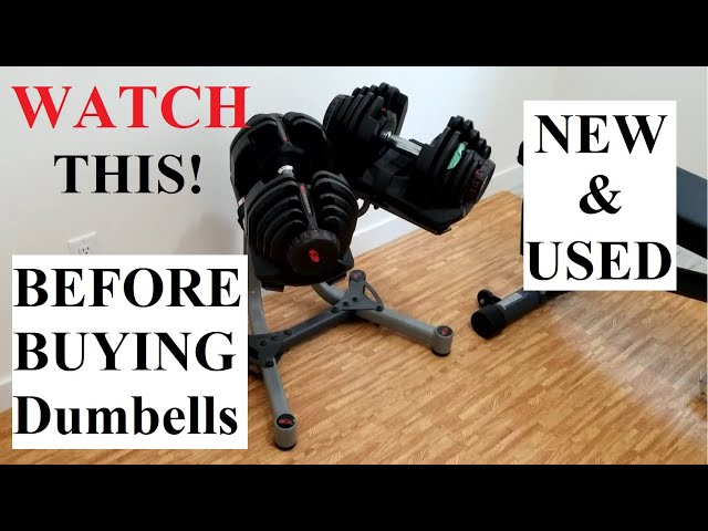 BEFORE Buying Adjustable Dumbbells New and Used WATCH THIS VIDEO! Bowflex 1090 Demo sample