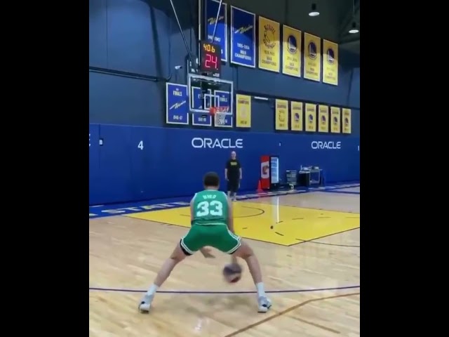 Klay Thompson dressed as Larry Bird for Halloween 😂 | #shorts
