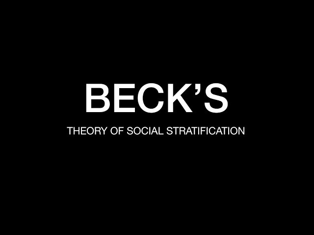 Sociology for UPSC : ULRICH BECK's THEORY OF STRATIFICATION - Chapter 5 - Paper 1 - Lecture 10