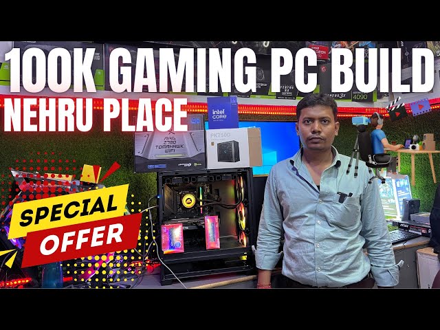 100k Gaming PC build || Nehru Place Gaming PC build in just 1 lakh