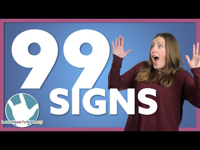 Your First 99 ASL Signs | Introductions in American Sign Language